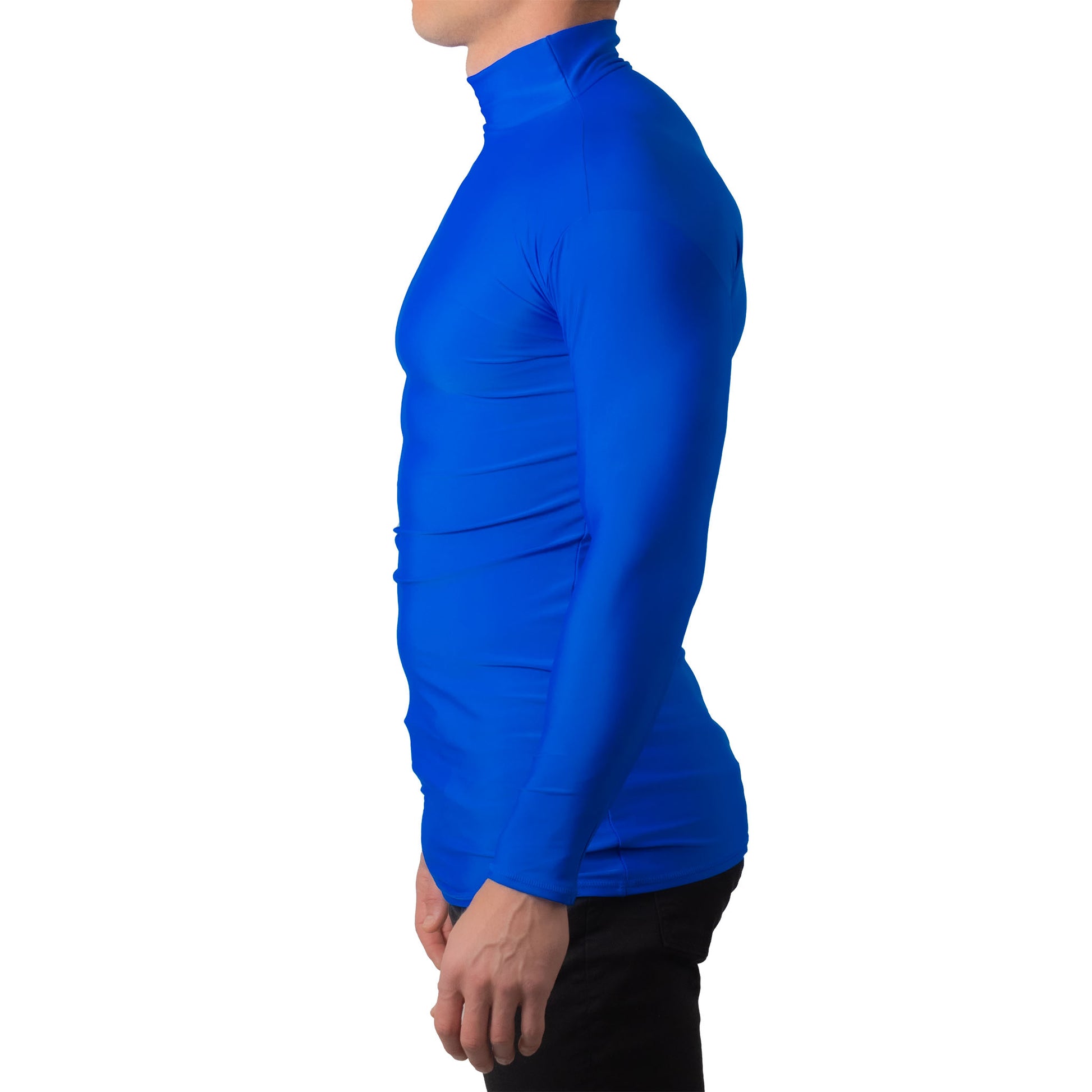 chroma key blue screen shirt side