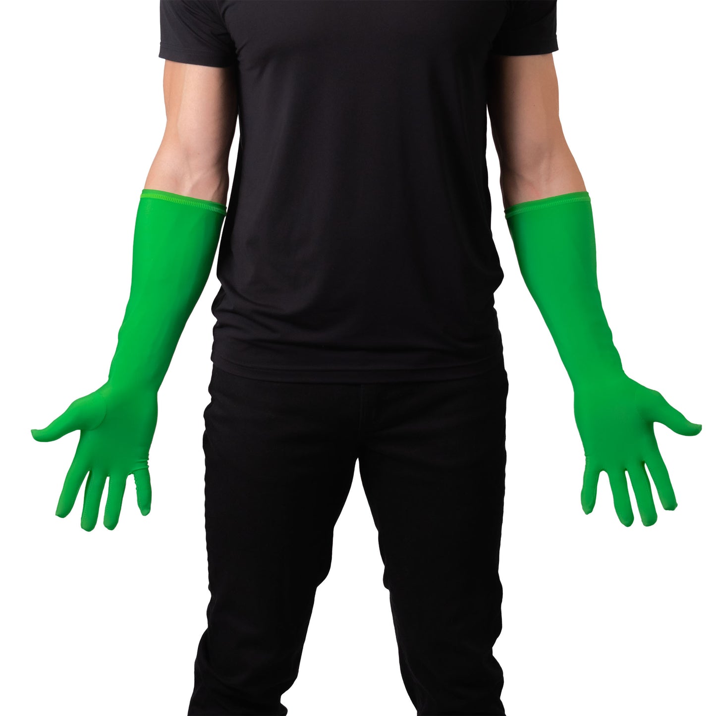 chroma key green screen gloves back