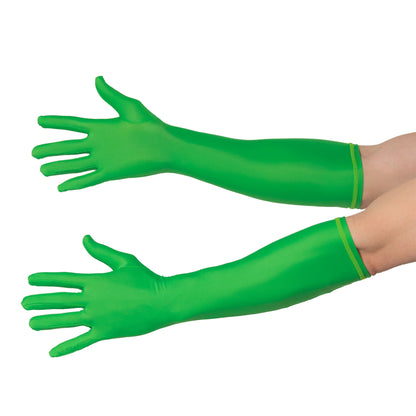 chroma key green screen gloves side