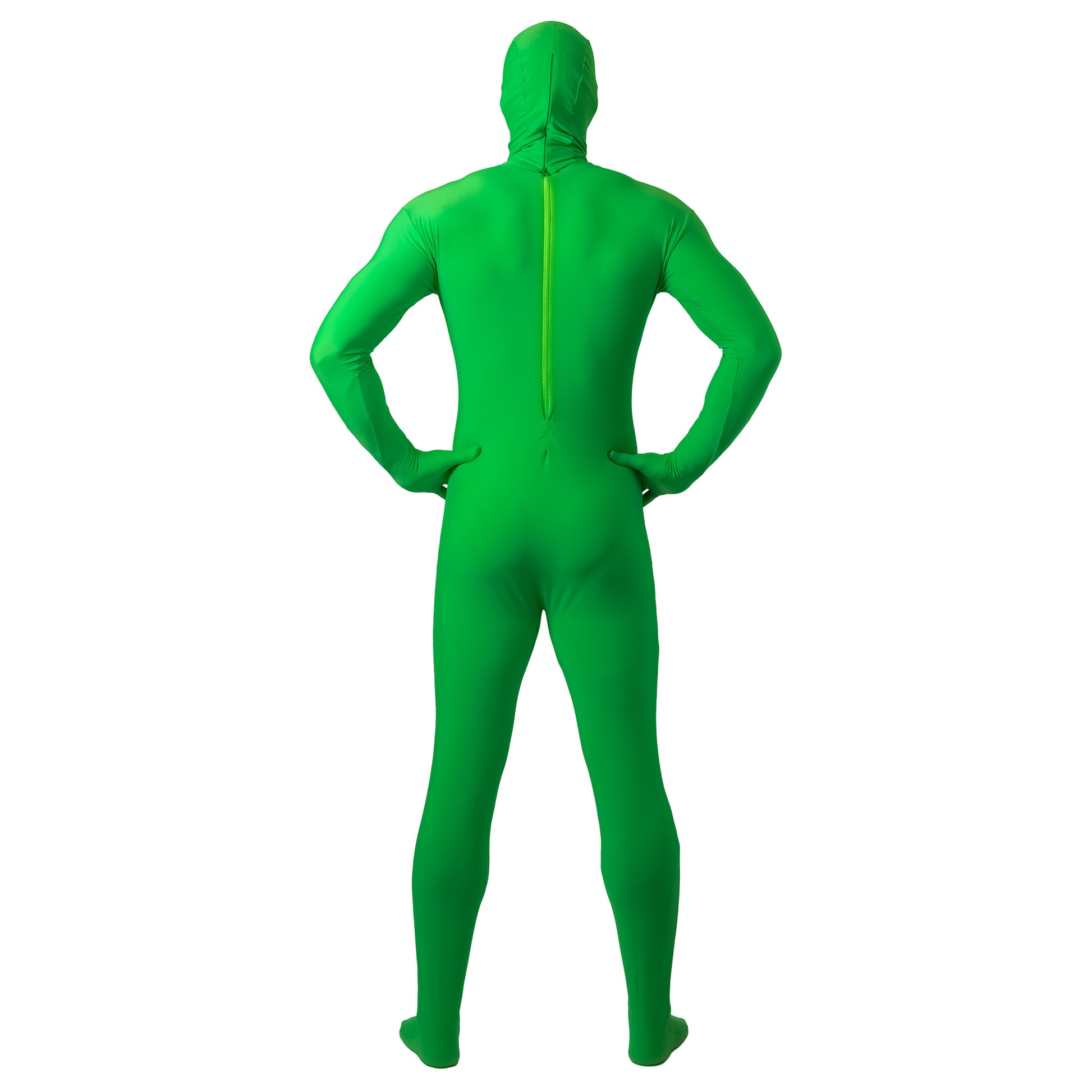 chroma key green screen suit back